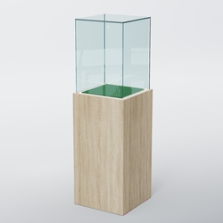 Витрина для музеев "Коллекция" №5А с подсветкой, Дуб Сонома