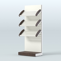 Стеллаж для хлеба и выпечки с тремя наклонными полками СХНП-01, Дуб Венге + Белый