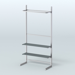 Система ЭЛЕГАНТ без ДСП №9 (1200 мм), Темно-Серый