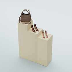 Демо-стенд Ступени-Лестница №2, Крем Вайс