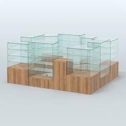 Павильон ИСТРА в центр зала №4а (закрытый) (7, 15 кв.м), Орех