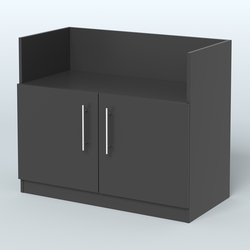 Креденция с нишей , Черный