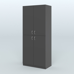 Шкаф для аптек с полками №2, Черный