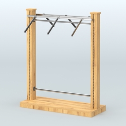 Островная система с перфорацией и поручнями под кронштейны №3, Дуб Золотистый