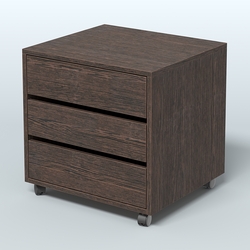 Тумба офисная "Вектор" №1, Дуб Венге