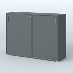 Тумба с раздвижными фасадами Тиана, Темно-Серый