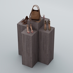 Демо-стенд Ступени-Крест №1, Ясень Анкор темный