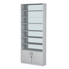 Стеллаж из ДСП с 6-ю полками 250x900 мм серии LEVEL-6 №11-2 (З/C - ЗЕРКАЛО), Серый