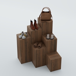 Демо-стенд Ступени-Шаг №1, Орех