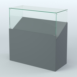 Прилавок для хлебной лавки ХЛ-ПР-02, Темно-Серый