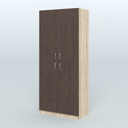 Шкаф для аптек с полками №2, Дуб Сонома + Дуб Венге