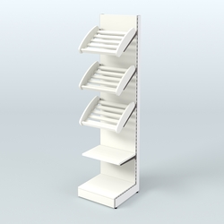 Стеллаж для хлеба и выпечки с полками - корзинами Феникс №16, Белый