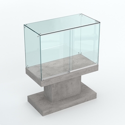 Островной прилавок №3, Бетон Чикаго светло-серый F186 ST9