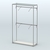 Торговая система ХРОМ без ДСП 1200 мм с поручнями №3 Белый