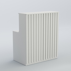 Ресепшен прямоугольный серии ПРИЛИВ №1, Белый