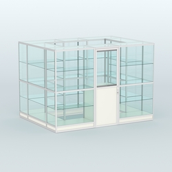 Павильон из профиля островной №1г, Белый