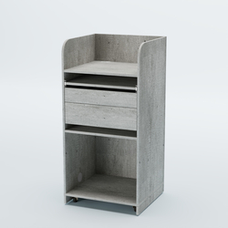 Стойка официанта "Бармен" №3 передвижная, Метрополитан Грей