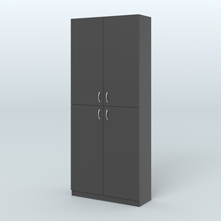 Аптечный широкий стеллаж под резину №1, Черный