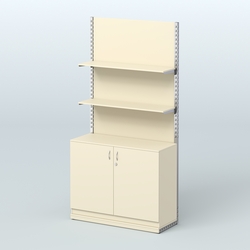 Система ЭЛЕГАНТ №8 с ДСП и тумбой T23 (1200 мм), Крем Вайс