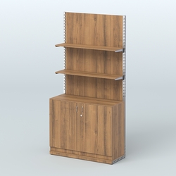 Система ЭЛЕГАНТ №8 с ДСП и тумбой T23 (1200 мм), Орех