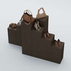 Демо-стенд Ступени-Пересечение №3, Дуб Венге