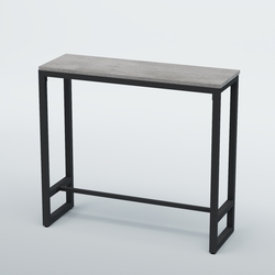 Барный стол "Кофе-брейк" №8, Бетон Чикаго светло-серый F186 ST9