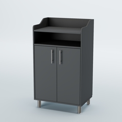 Стойка официанта "Бармен" №4-Н на ножках, Темно-Серый