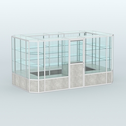 Павильон из профиля островной №3б, Метрополитан Грей