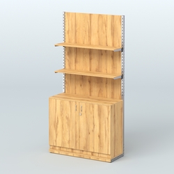 Система ЭЛЕГАНТ №8 с ДСП и тумбой T23 (1200 мм), Дуб Золотистый