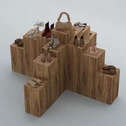 Демо-стенд Ступени-Крест №3, Дуб Канзас коричневый