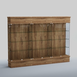 Витрина ФЕЛИКС №2-3000, Дуб Канзас коричневый