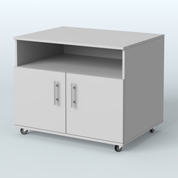 Тумба для оргтехники Сканди, Серый