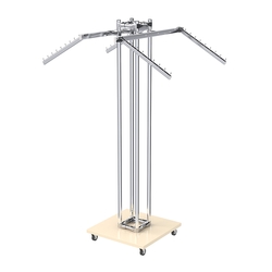 Торговое вешало для одежды под торцевую вывеску КОНТУР №K1-8Ц-КНХ, Крем Вайс