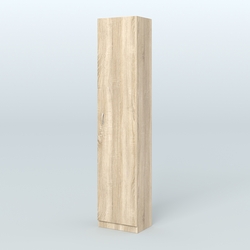 Аптечный узкий стеллаж под резину №2, Дуб Сонома