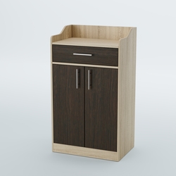 Стойка официанта "Бармен" №5, Дуб Сонома + Дуб Венге