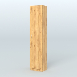 Аптечный узкий стеллаж под резину №2, Дуб Золотистый