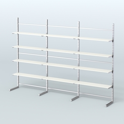 Системы ЭЛЕГАНТ пристенные с полками из ДСП №7 (3600мм), Белый