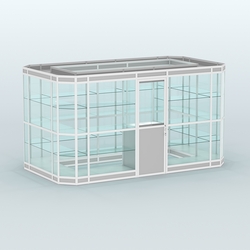 Павильон из профиля островной №3в, Серый