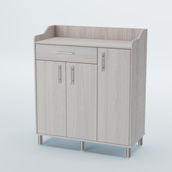 Стойка официанта "Бармен" №7-Н на ножках, Ясень Анкор светлый