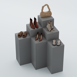 Демо-стенд Ступени-Шаг №2, Темно-Серый