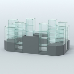 Павильон ИСТРА в центр зала №9а (закрытый) (6, 8 кв.м), Темно-Серый