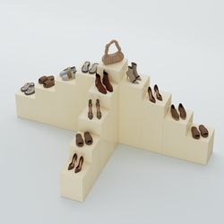 Демо-стенд Ступени Т-обр №4, Крем Вайс