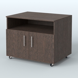 Тумба для оргтехники Сканди, Дуб Венге