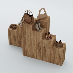 Демо-стенд Ступени-Пересечение №3, Дуб Канзас коричневый