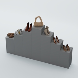 Демо-стенд Ступени-Пирамида №3, Темно-Серый