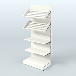 Стеллаж для хлеба и выпечки с полками - корзинами Феникс №12, Белый