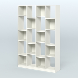 Стеллаж из ДСП серии ЛОФТ №11-1, Белый