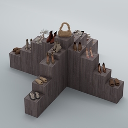 Демо-стенд Ступени-Крест №4, Ясень Анкор темный