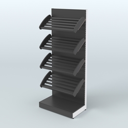 Стеллаж для хлеба и выпечки с полками - корзинами Феникс №10, Черный