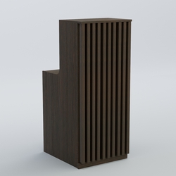 Ресепшен узкий серии ВЕРТИКАЛЬ №2, Дуб Венге